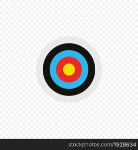 Daetboard simple illustration, target, business goal icon concept in vector flat style.