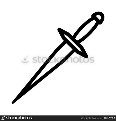 dagger icon vector