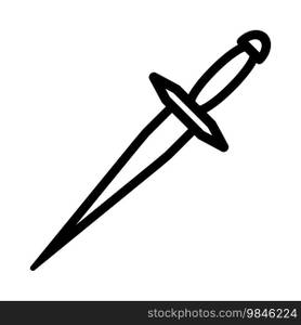 dagger icon vector