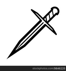 dagger icon vector