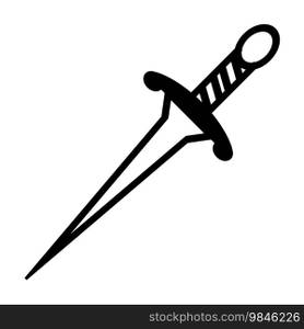 dagger icon vector