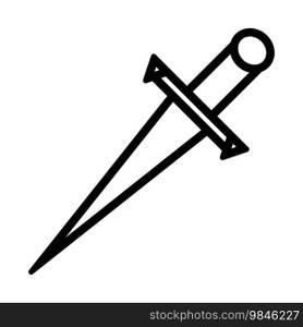 dagger icon vector