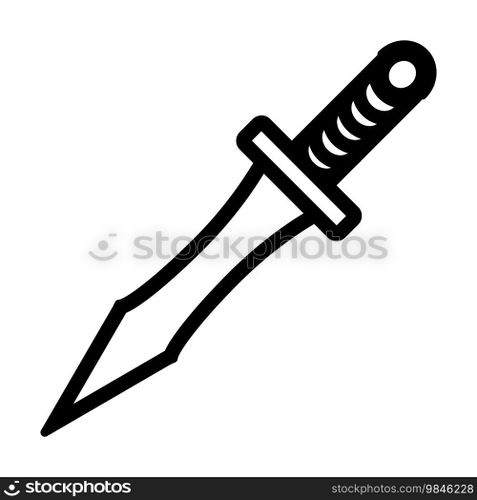 dagger icon vector