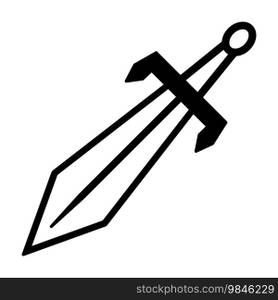 dagger icon vector