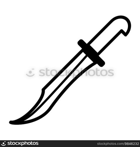 dagger icon vector