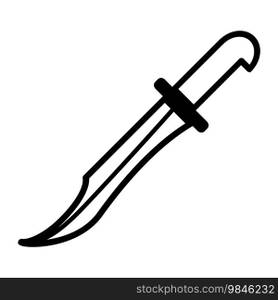 dagger icon vector