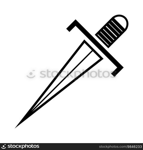 dagger icon vector