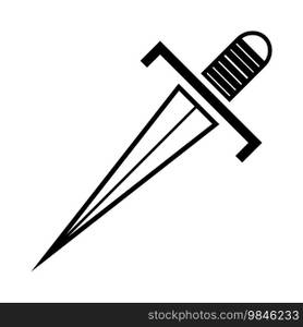 dagger icon vector