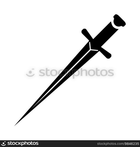 dagger icon vector