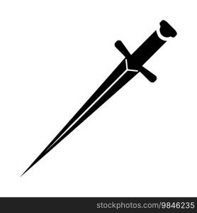 dagger icon vector
