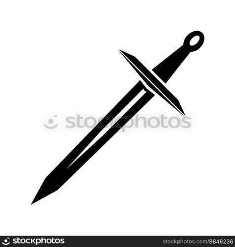 dagger icon vector
