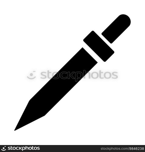 dagger icon vector