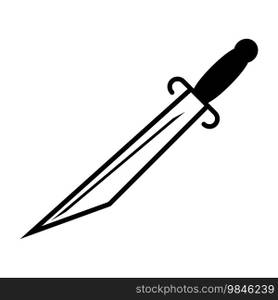 dagger icon vector