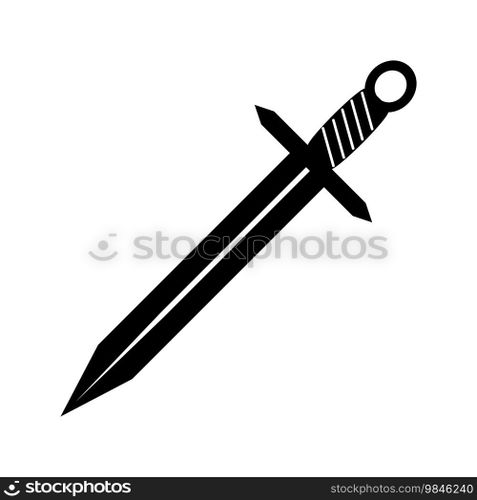 dagger icon vector