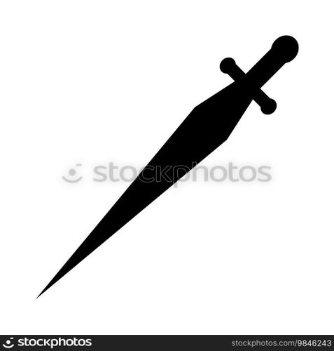 dagger icon vector