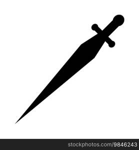 dagger icon vector