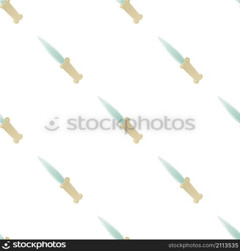 Dagger pattern seamless background texture repeat wallpaper geometric vector. Dagger pattern seamless vector
