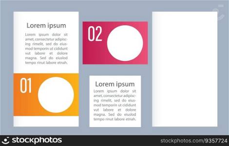 Daily entertainment infographic chart design element set. Abstract vector symbols for infochart with blank copy spaces. Instructional graphics kit. Acumin, Myriad Variable Concept fonts used. Daily entertainment infographic chart design element set