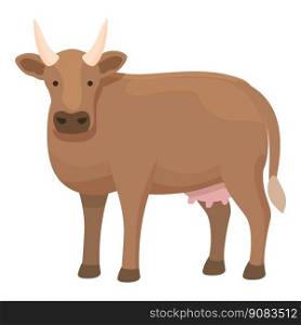 Dairy cow icon cartoon vector. Farm breed. Animal milk. Dairy cow icon cartoon vector. Farm breed
