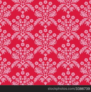 Damask seamless background for yours design use. For easy making seamless pattern just drag all group into swatches bar, and use it for filling any contours.