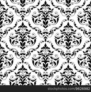 Damask seamless pattern Royalty Free Vector Image