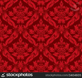 Damask seamless vector background. For easy making seamless pattern just drag all group into swatches bar, and use it for filling any contours.