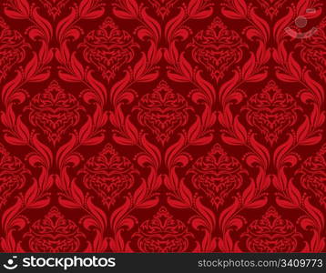 Damask seamless vector background. For easy making seamless pattern just drag all group into swatches bar, and use it for filling any contours.