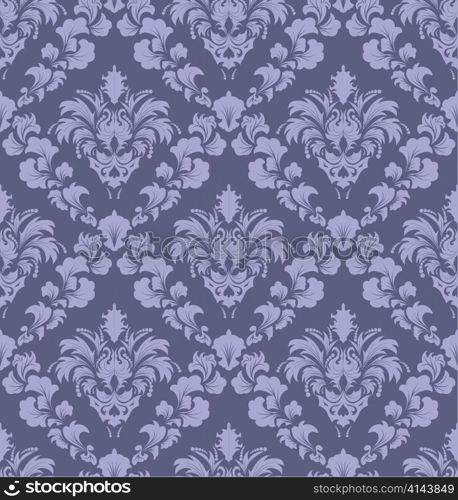 Damask seamless vector background. For easy making seamless pattern just drag all group into swatches bar, and use it for filling any contours.