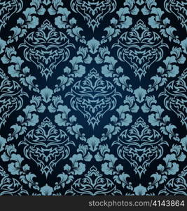 Damask seamless vector background. For easy making seamless pattern just drag all group into swatches bar, and use it for filling any contours.