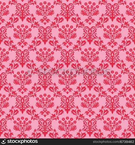 Damask seamless vector background. For easy making seamless pattern just drag all group into swatches bar, and use it for filling any contours.