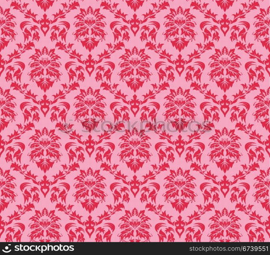 Damask seamless vector background. For easy making seamless pattern just drag all group into swatches bar, and use it for filling any contours.