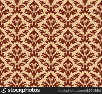 Damask seamless vector pattern. For easy making seamless pattern just drag all group into swatches bar, and use it for filling any contours.