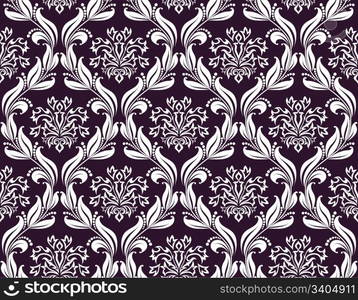 Damask seamless vector pattern. For easy making seamless pattern just drag all group into swatches bar, and use it for filling any contours.