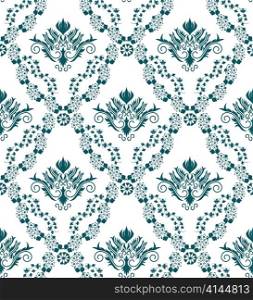 Damask seamless vector pattern. For easy making seamless pattern just drag all group into swatches bar, and use it for filling any contours.