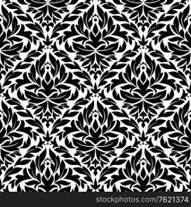 Damask vintage seamless pattern background for wallpapers or retro design