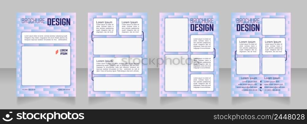 Dance studio classes blank brochure design. Template set with copy space for text. Premade corporate reports collection. Editable 4 paper pages. Smooch Sans Light, Bold, Arial Regular fonts used. Dance studio classes blank brochure design
