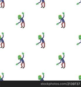 Dancing zombie pattern seamless background texture repeat wallpaper geometric vector. Dancing zombie pattern seamless vector