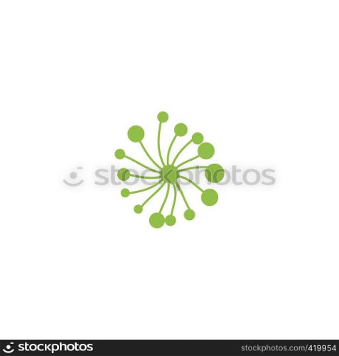Dandelion Flower Logo Template vector symbol nature