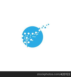 Dandelion Flower Logo Template vector symbol nature