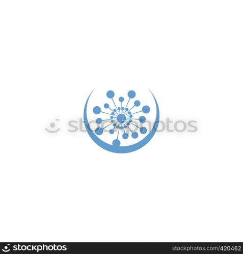 Dandelion Flower Logo Template vector symbol nature