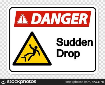 Danger Authorized Personnel Only Sign on transparent background,vector illustration