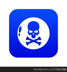 Danger icon. Simple illustration of danger vector icon for web. Danger icon, simple black style