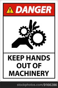 Danger Sign Keep Hands Out Of Machinery