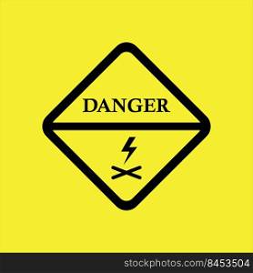 danger sign symbol icon logo vector design