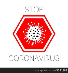 Dangerous Coronavirus red vector Icon. 2019-nCoV bacteria isolated on white background. COVID-19 Wuhan corona virus disease sign STOP pandemic concept symbol. China Human health and medical. Dangerous Coronavirus red vector Icon. 2019-nCoV bacteria isolated on white background. COVID-19 Wuhan corona virus disease sign STOP pandemic concept symbol. China. Human health and medical