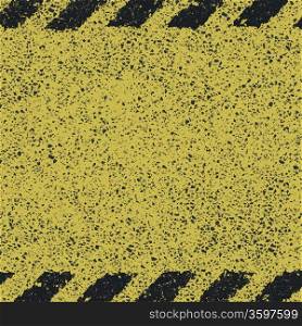 Dangerous pattern on asphalt texture