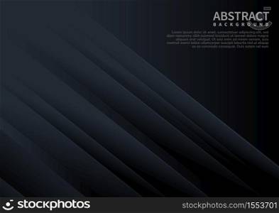 Dark abstract background concept diagonal with stripe line decoration. You can use for ad, poster, template, business presentation. Vector illustration