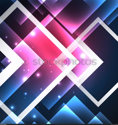 Dark background design with squares and shiny glowing effects. Dark background design with blue shiny glowing effects, lines and glass squares