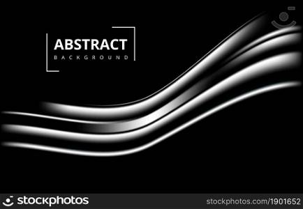 Dark Black Abstract Modern Wave Gradient Texture Background Wallpaper Graphic Design