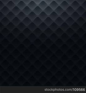 Dark blue square luxury pattern sofa texture background vector illustration